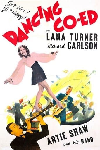 Movie poster for Dancing Co-Ed