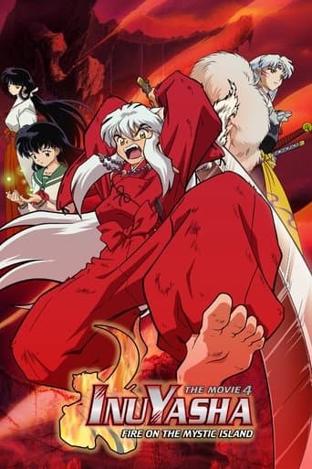 Movie poster for Inuyasha the Movie 4: Fire on the Mystic Island
