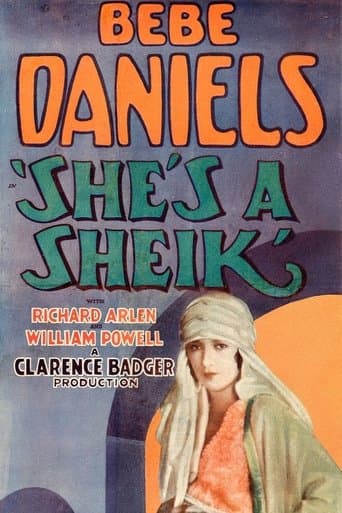 Movie poster for She's a Sheik