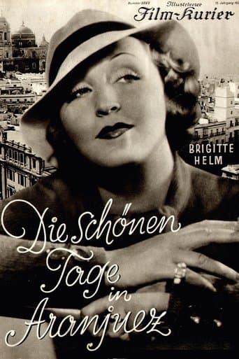 Movie poster for Die schönen Tage von Aranjuez