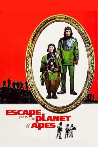 Movie poster for Escape from the Planet of the Apes