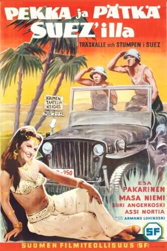 Movie poster for Pekka ja Pätkä Suezilla