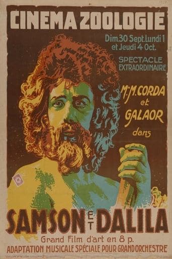Movie poster for Samson und Delila