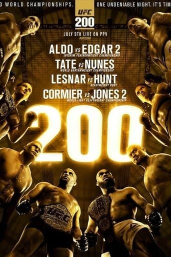 Movie poster for UFC 200: Tate vs. Nunes