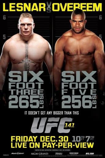 Movie poster for UFC 141: Lesnar vs. Overeem