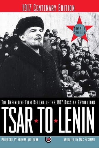 Movie poster for Tsar to Lenin