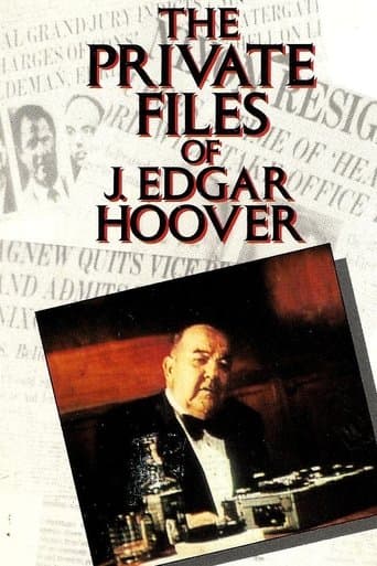Movie poster for The Private Files of J. Edgar Hoover
