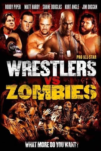 Movie poster for Pro Wrestlers vs Zombies