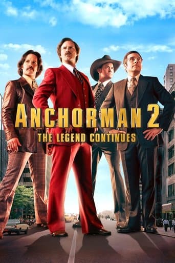 Movie poster for Anchorman 2: The Legend Continues