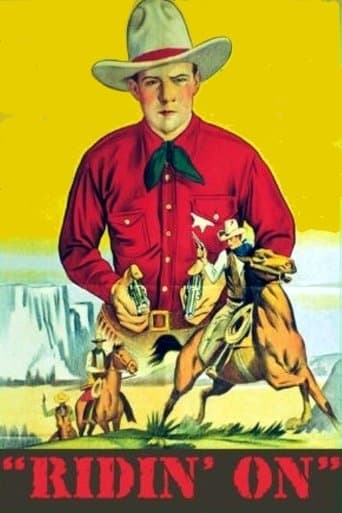 Movie poster for Ridin' On