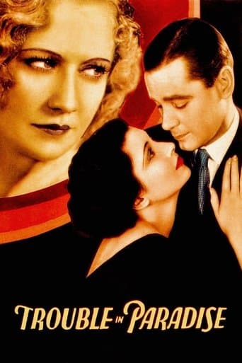 Movie poster for Trouble in Paradise