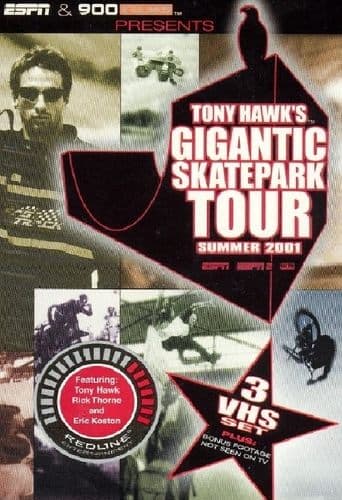 Movie poster for Tony Hawk's Gigantic Skatepark Tour 2001