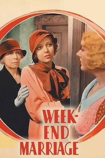 Movie poster for Week-End Marriage