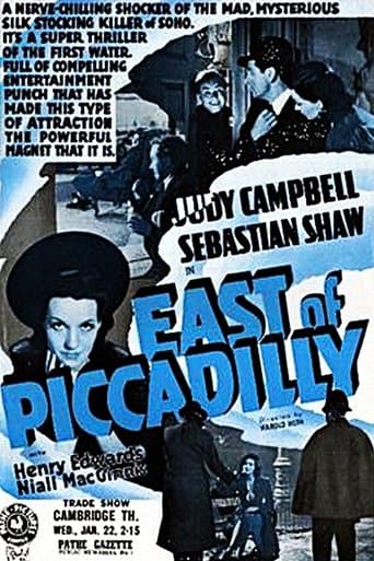 Movie poster for East of Piccadilly