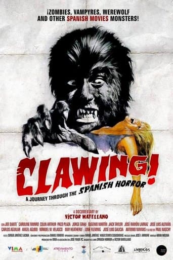 Movie poster for Clawing! A Journey Through the Spanish Horror