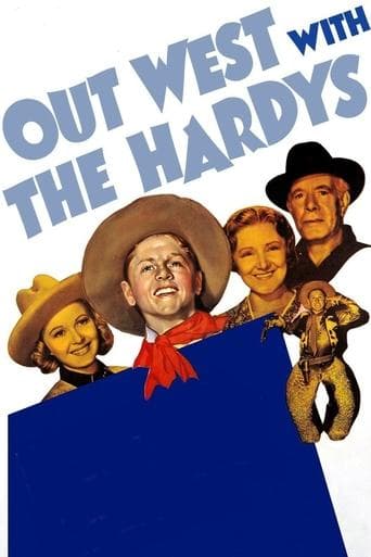 Movie poster for Out West with the Hardys