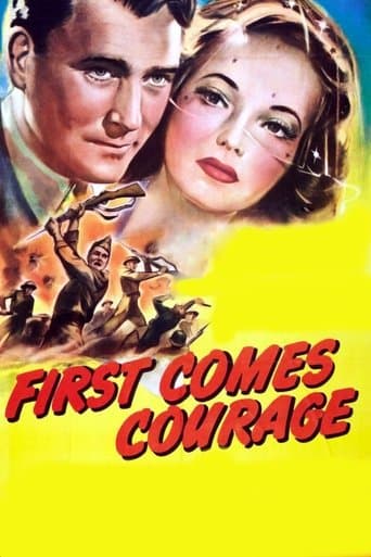 Movie poster for First Comes Courage