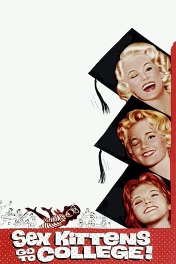 Movie poster for Sex Kittens Go to College