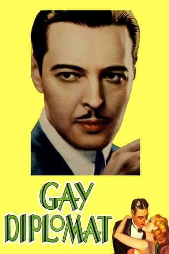 Movie poster for The Gay Diplomat