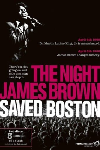 Movie poster for James Brown - The Night James Brown Saved Boston