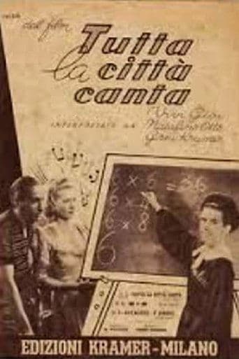 Movie poster for Tutta la città canta