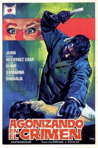 Movie poster for Agonizing in Crime