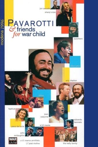 Movie poster for Pavarotti & Friends 4 - For War Child