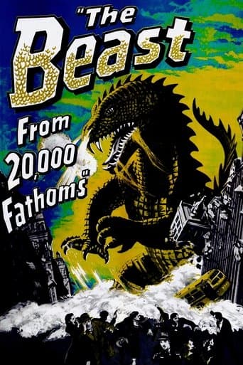 Movie poster for The Beast from 20,000 Fathoms