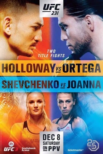 Movie poster for UFC 231: Holloway vs. Ortega