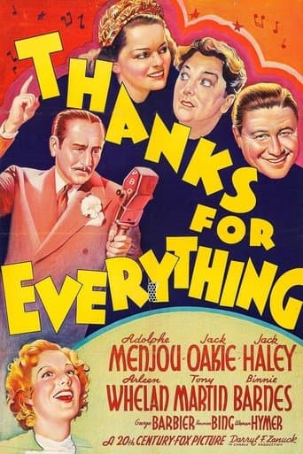 Movie poster for Thanks for Everything