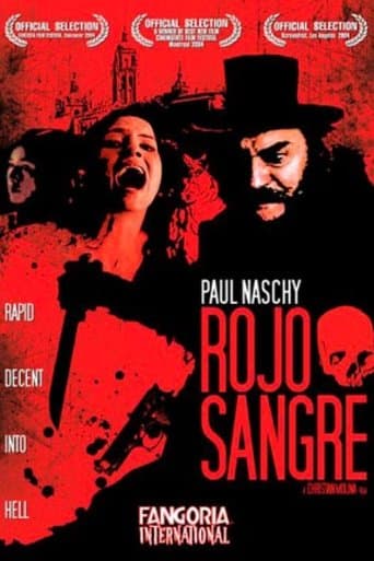 Movie poster for Rojo sangre
