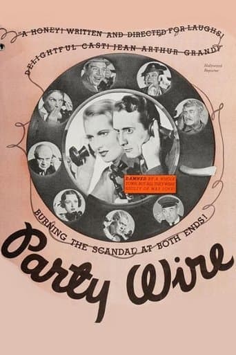 Movie poster for Party Wire