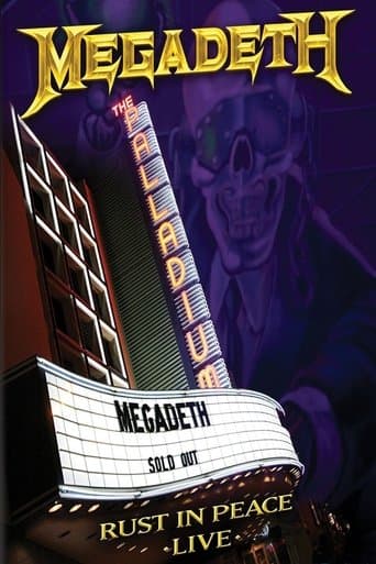 Movie poster for Megadeth - Rust in Peace Live