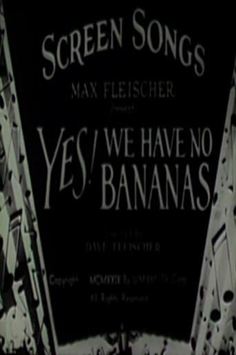 Movie poster for Yes! We Have No Bananas