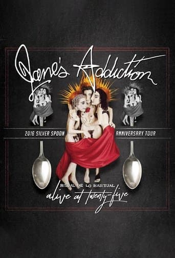 Movie poster for Jane's Addiction - Ritual de lo Habitual - Alive at 25