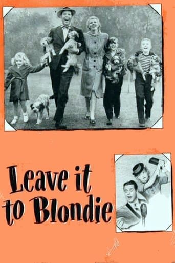 Movie poster for Leave It to Blondie