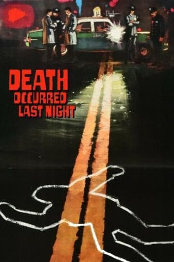 Movie poster for Death Occurred Last Night