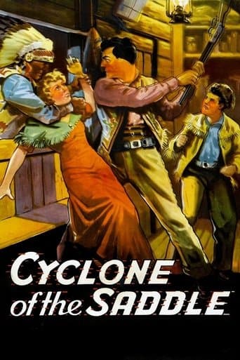 Movie poster for Cyclone of the Saddle