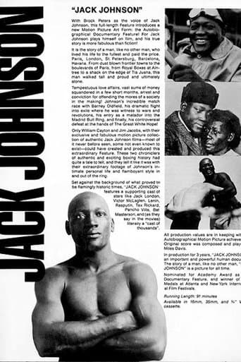 Movie poster for Jack Johnson