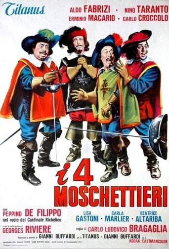 Movie poster for I 4 moschettieri