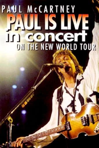 Movie poster for Paul is Live in Concert on The New World Tour
