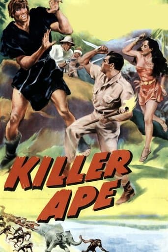 Movie poster for Killer Ape