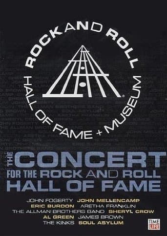 Movie poster for Rock and Roll Hall of Fame: The Concert for the Rock and Roll Hall of Fame