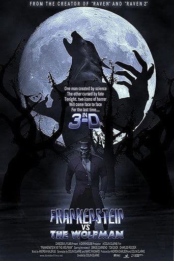 Movie poster for Frankenstein vs. the Wolfman in 3-D
