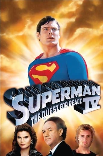 Movie poster for Superman IV: The Quest for Peace