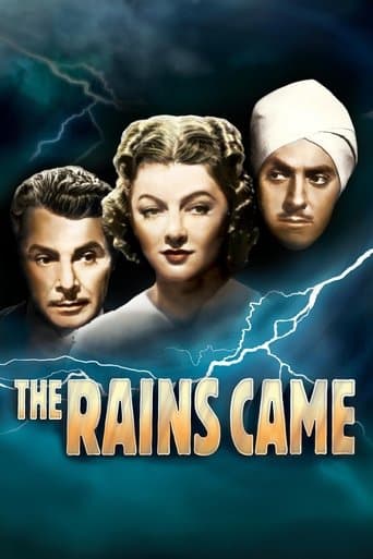 Movie poster for The Rains Came
