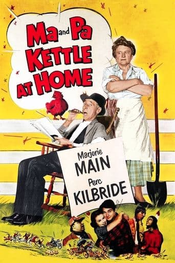 Movie poster for Ma and Pa Kettle at Home