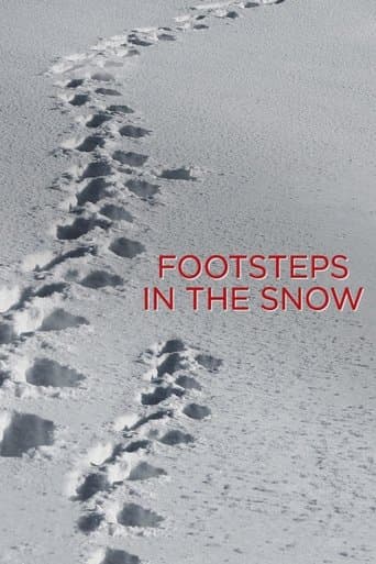 Movie poster for Footsteps in the Snow