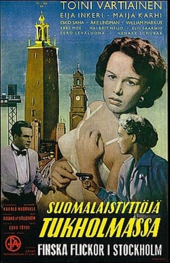 Movie poster for Suomalaistyttöjä Tukholmassa