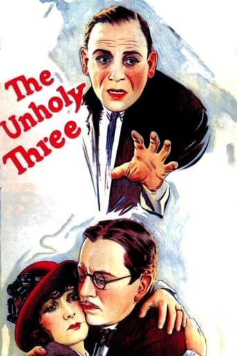 Movie poster for The Unholy Three